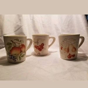 Vintage Stangl Pottery Mug Set of 3 NJ